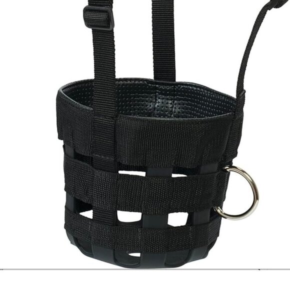 Weaver Leather 65-2345 Grazing Muzzle, Average, Black Medium - Picture 5 of 11